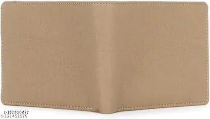 Men Casual, Travel, Formal Beige Artificial Leather Wallet - Regular Size (10 Card Slots)